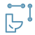 PICTO_TOILET-HANDICAPE PICTOGRAMME - SANITAIRE HANDICAPÉS - SERVICE